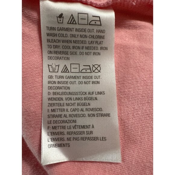 Quacker Factory Size 2X Pink Embellished Top With Rhinestone Design - Picture 6 of 8